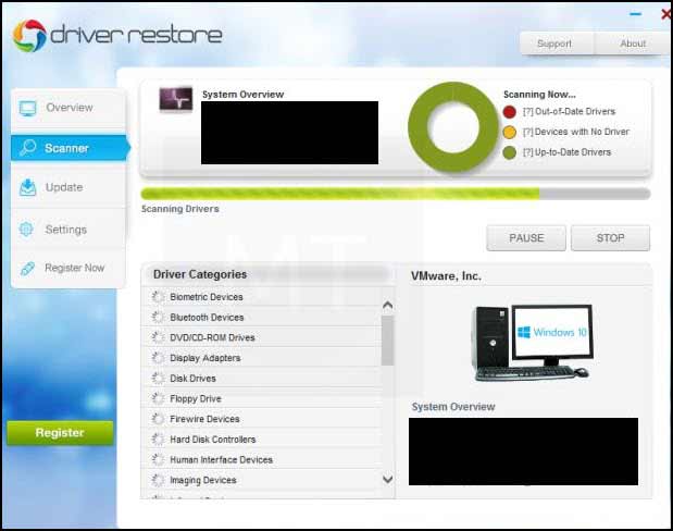 Driver Restore Dashboard