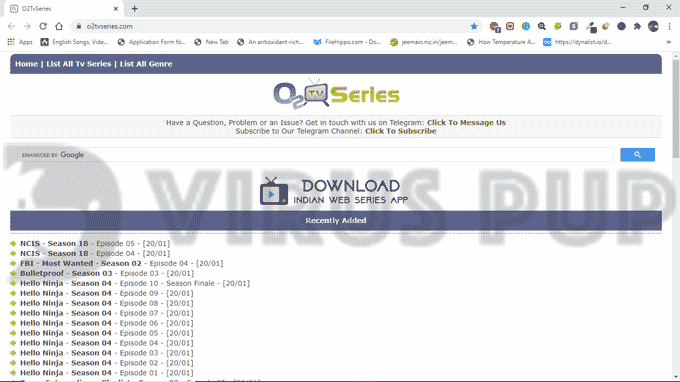 O2tvseries.com