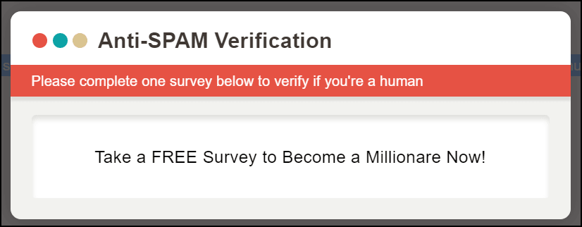 antispam verification